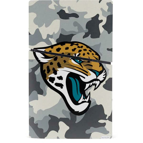 NFL Jacksonville Jaguars Camo PS5 Slim Digital Edition Bundle Skin